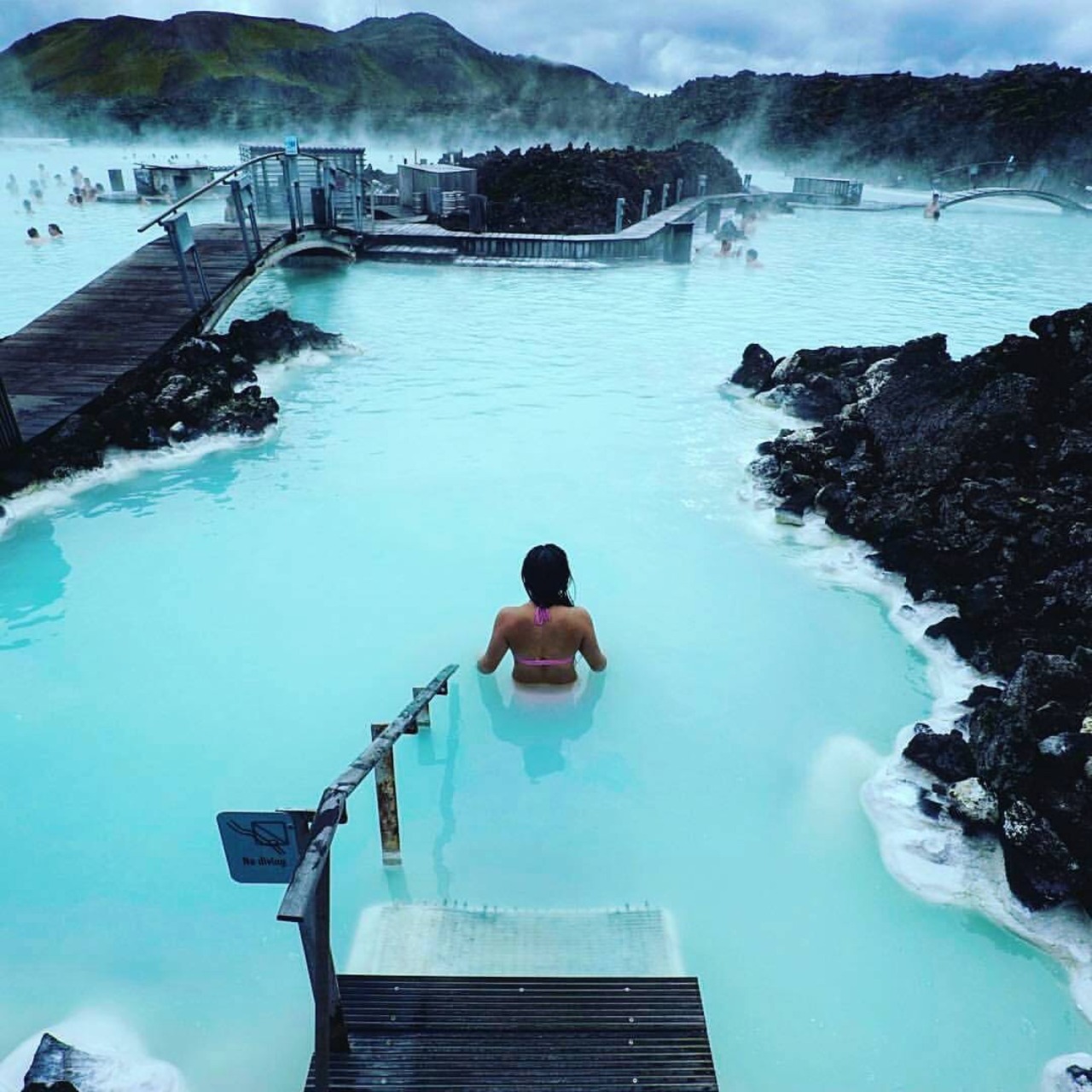 Iceland blue lagoon nude