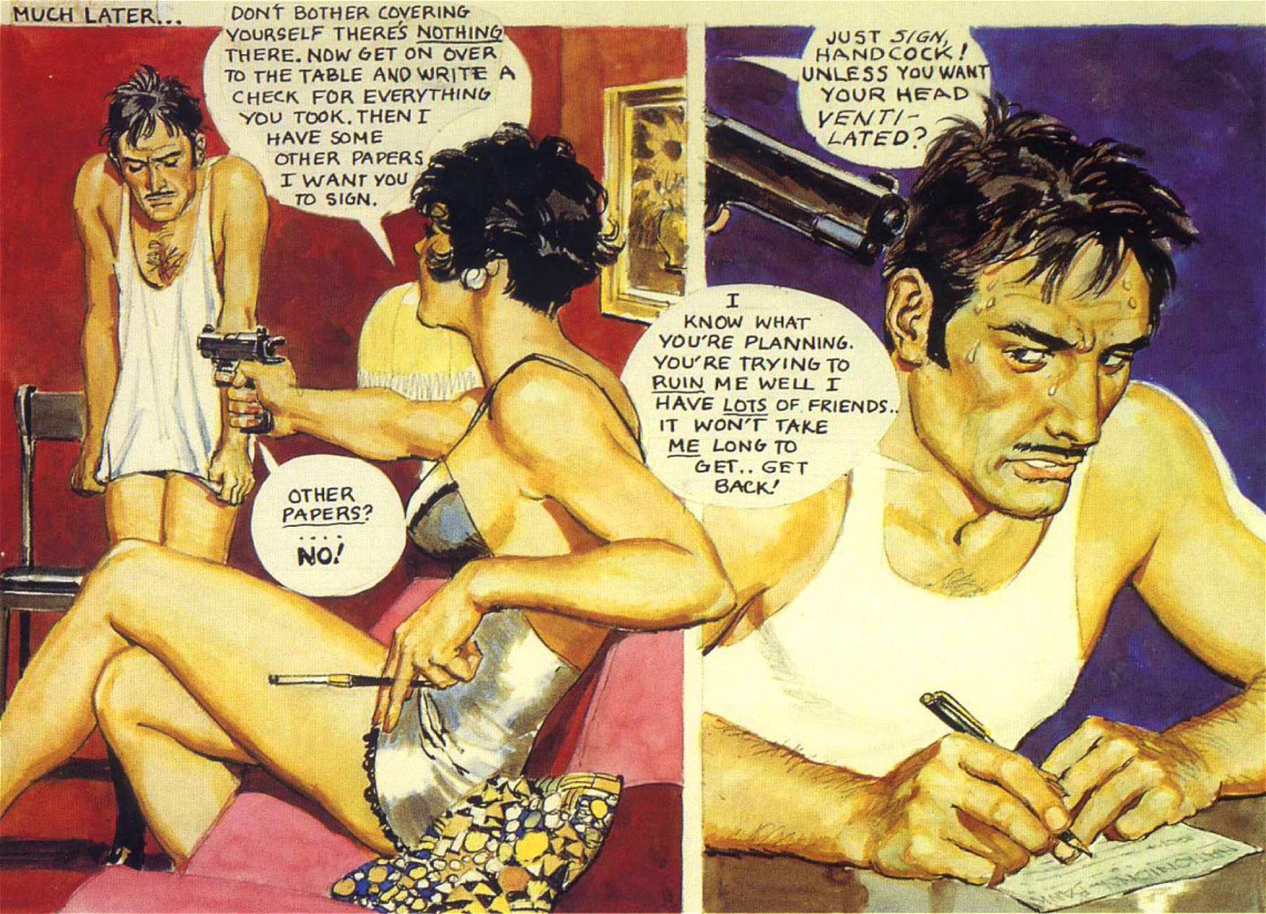 Bonnie and Clara / Pages 43-45Pulp fiction femdom comics