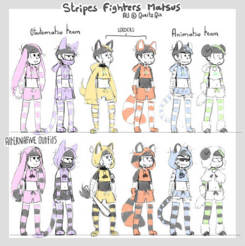 Just for fun. Very sketchy Stripes fighters !