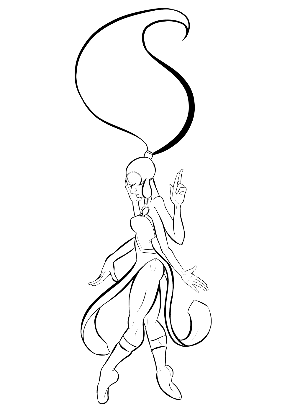 funkyartblog:  And the line art for good measure because why not.