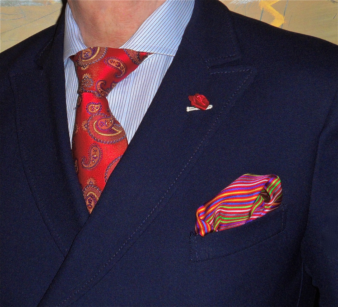 GILDING THE LILY! — Gant DB blazer, Gitman Bros. shirt, Dion...