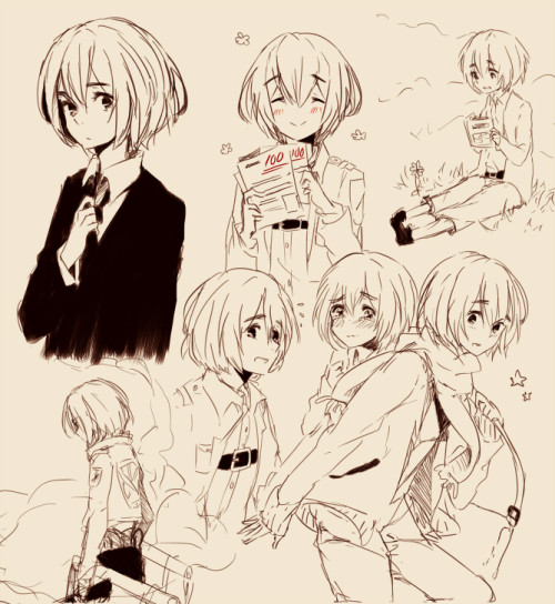 flanecitoghei:Armis for my aunt because she is watching shingeki no kyojin and she likes Armin 