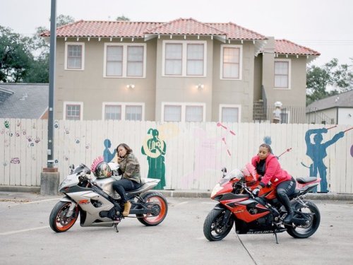 Caramel Curves motorcycle club, New Orleans - Akasha Rabut via