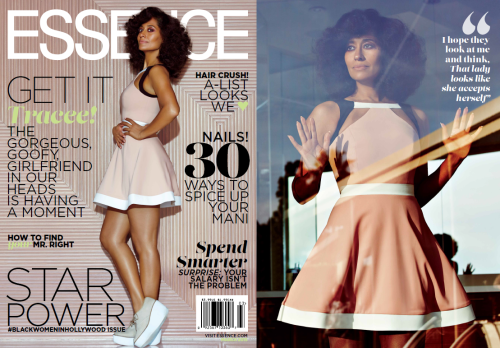 danifran16:olitzterry:idpr:Tracee. Ellis. Ross. Is. A. Smoke. Show. (on the cover of ESSENCE&rsq