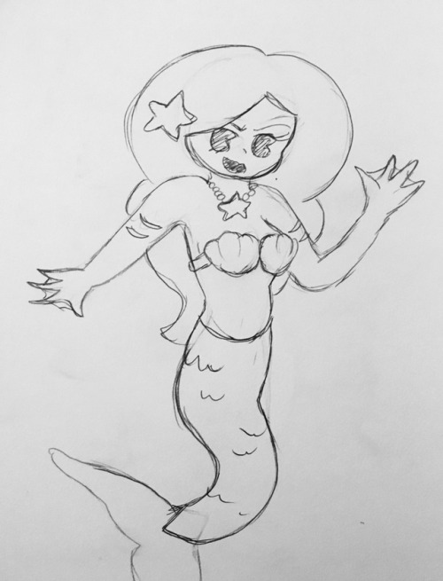 licoriceblackaliceangel:(( This was quick. but here’s a BATIM Mermaid OCHer name is Neptuna. She’s a