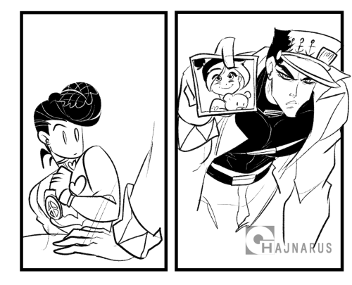  Jotaro just wants to live happily EDIT: *make her