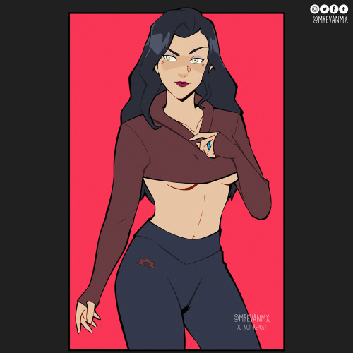 Underboob hoodie for Asami, yeah I’m doing the Shirt Cut Meme, wait for the rest Idea by @druz