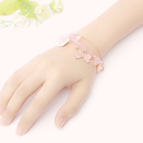 kawaiipinklatte: Pink Bracelet Code: purplehyacinth