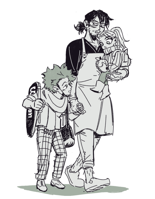 h4mm3rm4n: ‍‍DADZAWA taking care of the kids!!!