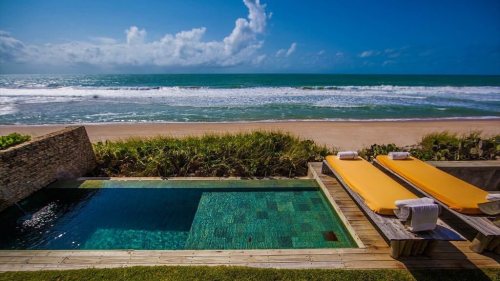 What a pool! Kenoa Resort - Brazil. #pool #poolside#architecture #landscapearchitecture #landscaping