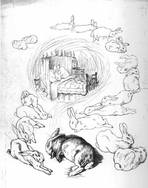 peterrabbit2007: Beatrix Potter’s illustrated letter “Peter’s Dream of a Comfortable Bed” 1899.