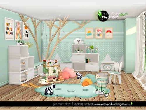 Kids Camping - Decor By SIMcredible!designs | Available at TSR.   ♦   Kids |   Toddlers |   Decor 