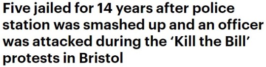 wehavecomeforyourprivateschools:notsoterriblymisanthropic:wehavecomeforyourprivateschools:Brandon Lloyd was jailed for three years and 11 months for pushing and kicking police shields, kicking an officer and kicking the windows of the police station.Kain