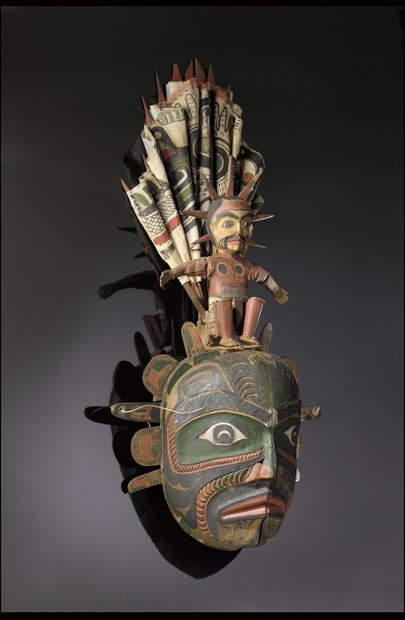 Transformation mask representing the sunNative term:t'lisala daldalagamlDate created:1870-1910Artist