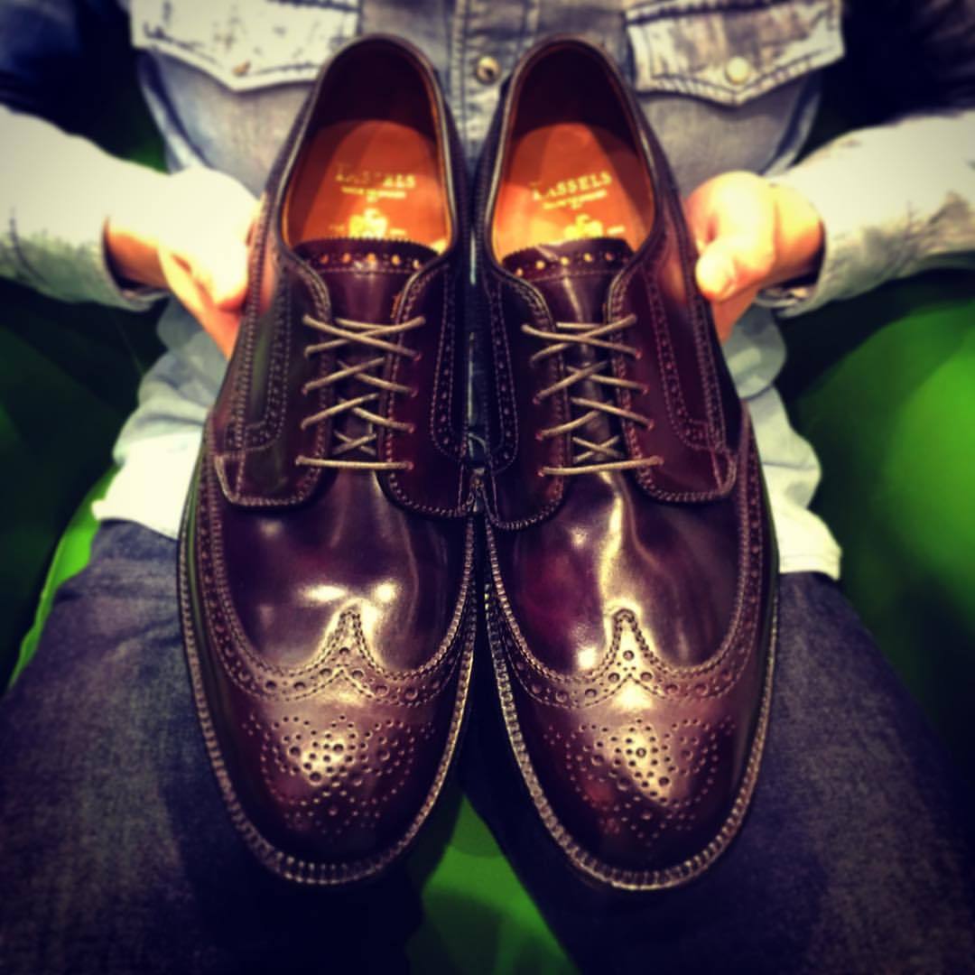 TASSELS — Alden #8 Cordovan Atom Wing on TruFlare last. Only...