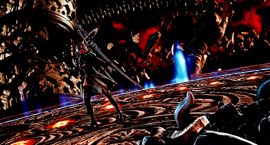 residentevil2remake:  “Glory to mankind. “  2B reveal in Sould Calibur VI 