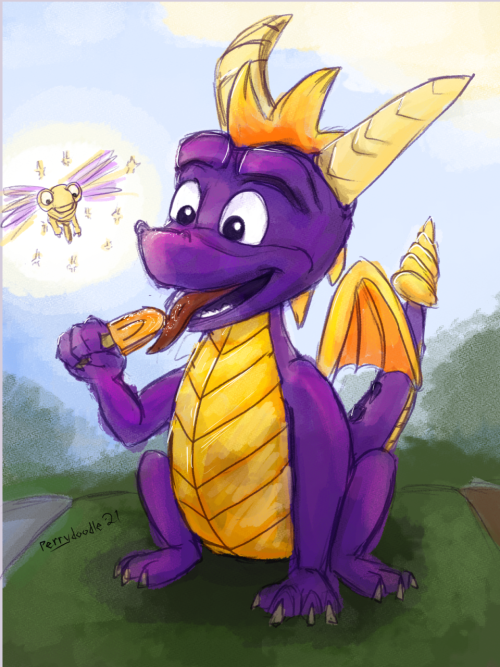 Continuing my “Learn how to draw Spyro” quest.These are still supposed to be fairly-quick sketches, 
