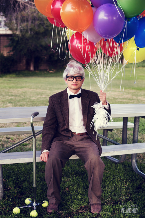 stardustandmelancholy:Osric Chau as Carl Fredricksen from Up Salute to Supernatural Burbank 2014Phot