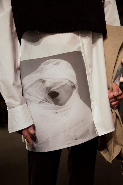 christos:  Backstage at Raf Simons SS17 by Virginia Arcaro  