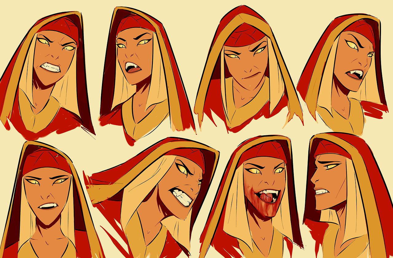 romans-art:quick Sevila face/expression study