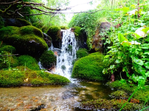 Small Waterfalls, Close To The Mountain