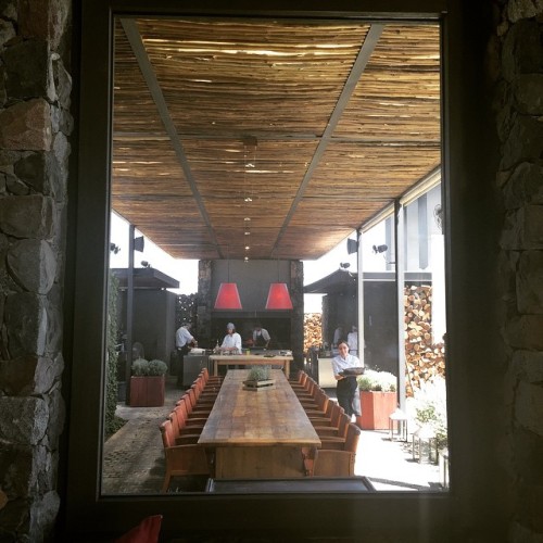 The open kitchen @ Francis Mallmann’s Siete Fuegos Restaurante in Mendoza