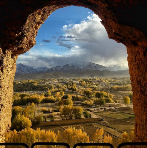 View from the Buddha cave, Bamyan, AfghanistanInstagram: Farshadusyan