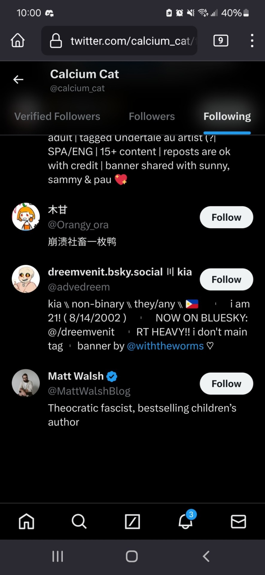 A Small Example Of The Transphobic Likes From Calcium-cat, Author Of The One Small Dream Fanfic And An