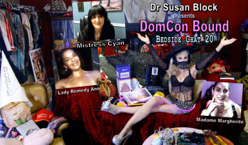 DomCon Bound 2020: https://drsusanblock.com/domcon-bound-2020