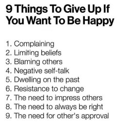 Really think about this! Let go of these 9 things and notice the positive shift in your life. ✨ #aspiretoinspire #goodnight #behappy #positivity #quoteofthenight by nattcity