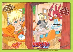 onemerryjester:  cari28ch3-me:  onemerryjester:  hinaxnaru:  /////SCREAMS(nh family picture source)   What I love about the second pic besides the touch screen smart-pad in front of Naruto is that the window frame has changed too. It’s not wooden anymore