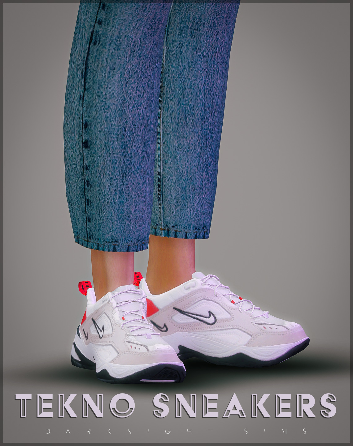 DarkNight Sims — Tekno Sneakers Hi! I've made a new Nike Tekno...