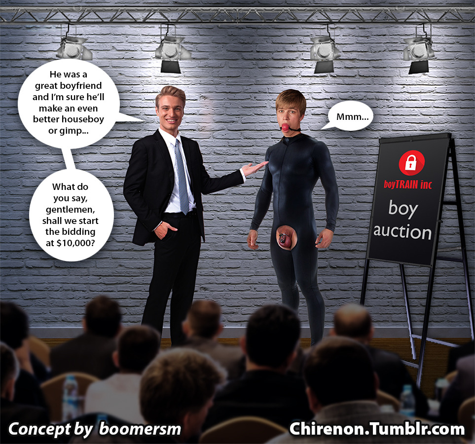 chirenon:Up for Auction:  At the debut of boyTrain inc, Boomer decides to sell off