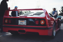 jonotomik:  theacceleratedlifestyle:  Lambo SV | SeanRTPhotography   …that’s a F40 smh