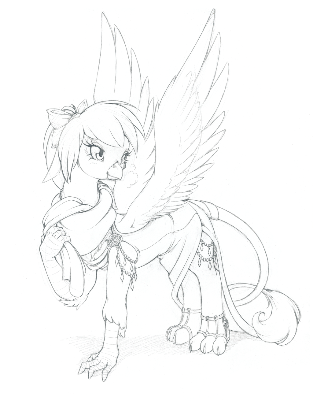 griffins-unicorns:Commission - Q99 by Longinius-II   Pretty aahhh