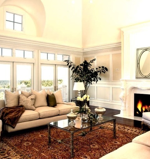 Living Room Formal San Francisco Large Traditional Formal Living Room Idea With A Dark Wood Floor, White