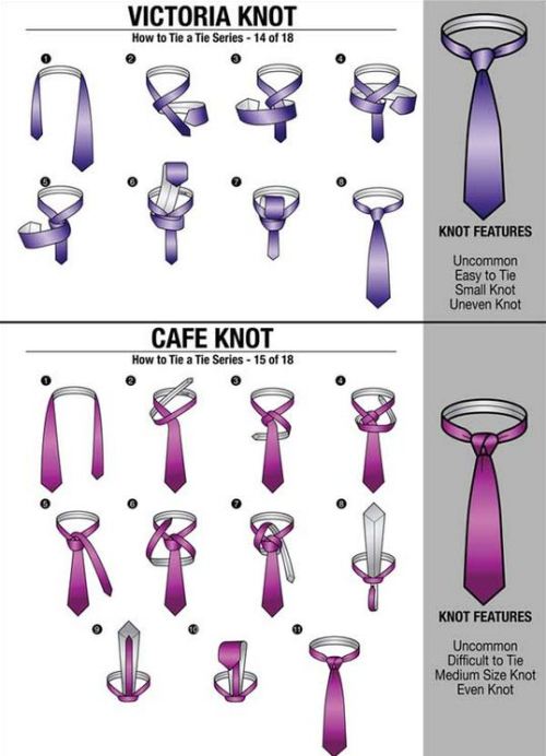 rolandobi: lifemadesimple: A collection of Ways to Tie a Necktie Our other collections: How to fold 