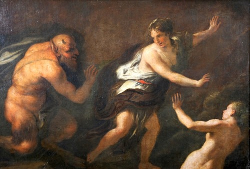 necspenecmetu:Luca Giordano (Fa Presto), Pan and Syrinx, 17th century