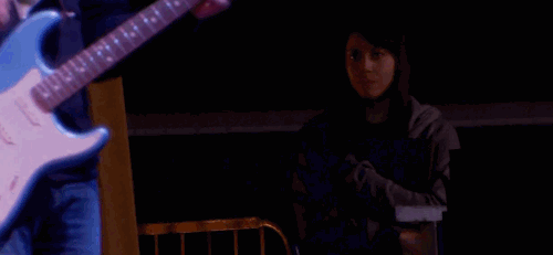 parksandfluff:  April + watching Andy sing