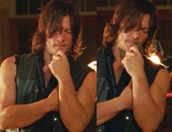 reedus-place:  His hair though.  I want to