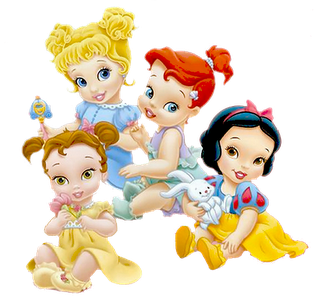 tinkeperi:  Disney Baby Princess:)   So cute ^.^