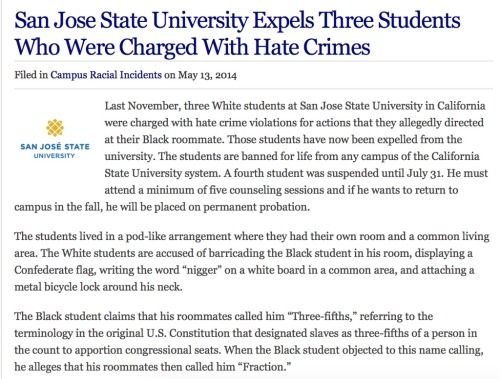 bruised–galaxies:krxs10:Hate Crimes on College campuses seem to be going upNew data from the U.S. De