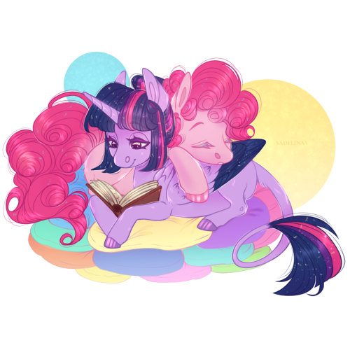 sadelina-v: Day 5. Twilight✨ and Pinkie🎈