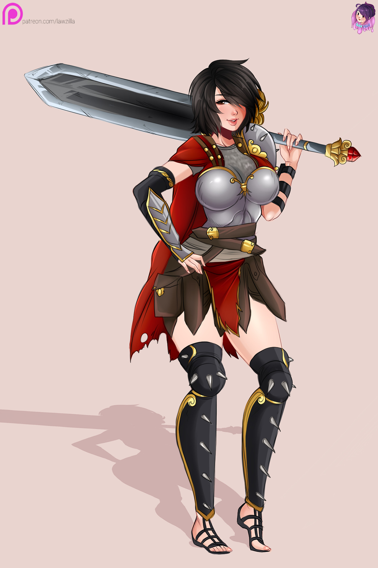 Bellona finished! &lt;3 :)All the versions (Traditional/Traditional v2/E-sports/Bikini/Nude/Lingerie/Riven