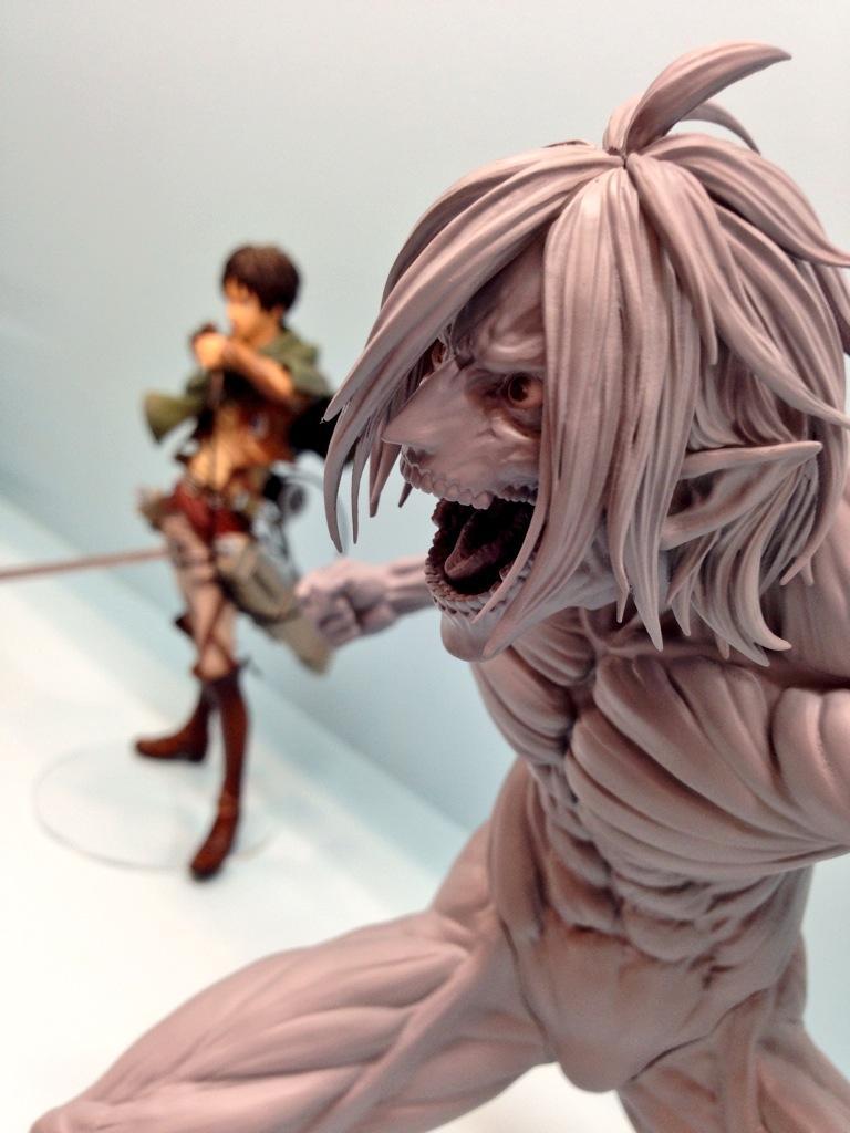  First looks at SENTINEL&rsquo;s Erwin, Hanji, and Titan Eren figurines from