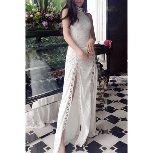world-of-asian-style:   Sexy Halter Maxi Dress   Up to 80% Off!