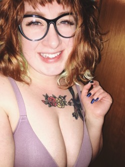 A rare smile to accompany my typical tits