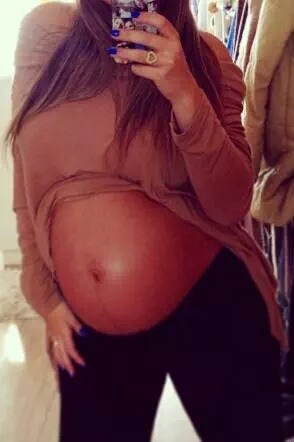 preggobellycummer1974:  “Because you know it…papa likes when your round tummy