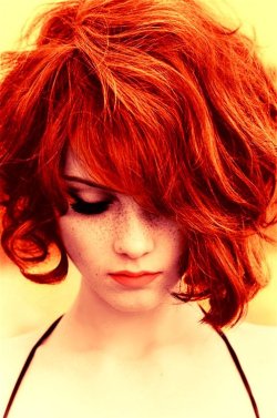 redgoing:  From another planet. Such perfection is not possible on Earth. I insist and I´ll never tire of say it, God is Redhair. I’d spend exploring your skin forever……