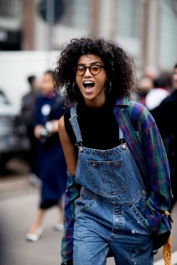 Imaanhammamofficial: Imaan Hammam Leaving The Fendi Show On February 23, 2017 In